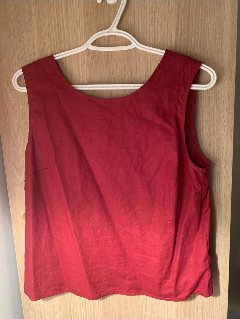 Princess Highway Sleeveless Tank Top in Deep Red